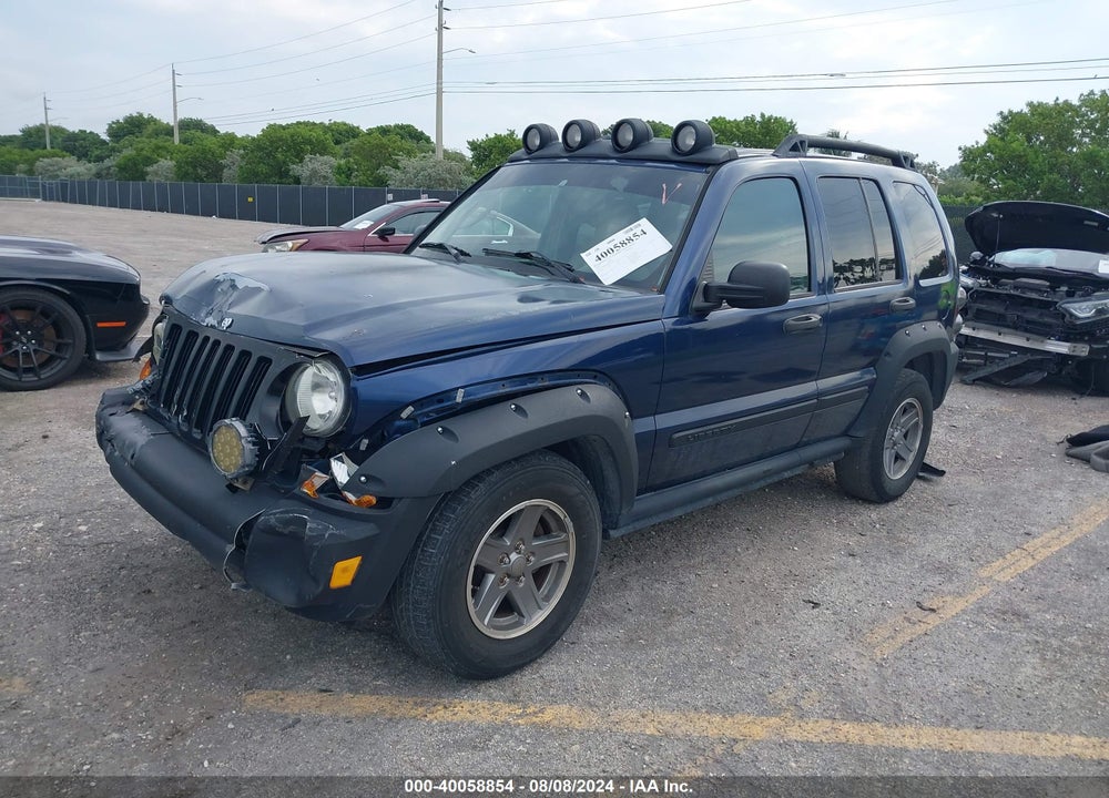 2005 JEEP LIBERTY RENEGADE VIN: 1J4GK38K45W576771