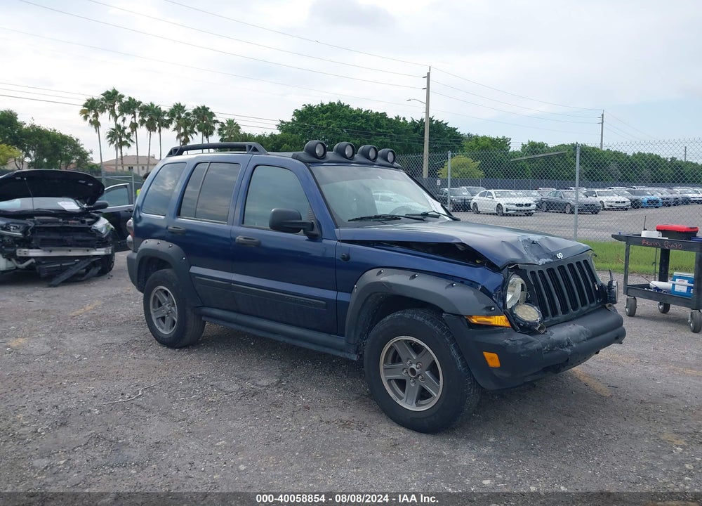 2005 JEEP LIBERTY RENEGADE VIN: 1J4GK38K45W576771