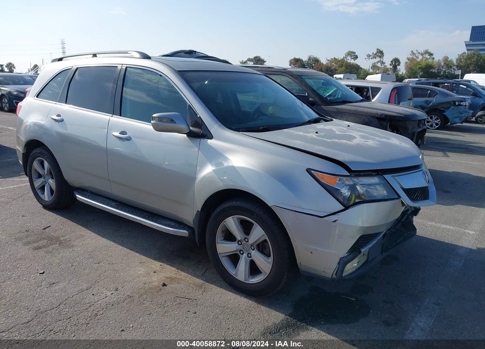 2011 ACURA MDX VIN: 2HNYD2H20BH502590