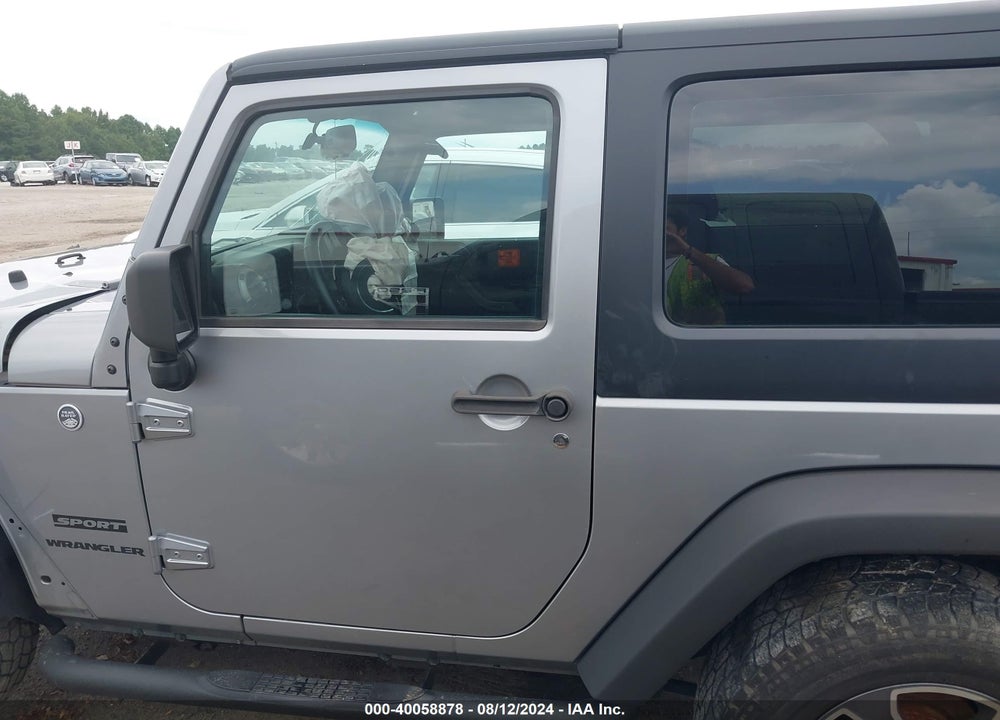 2015 JEEP WRANGLER SPORT VIN: 1C4AJWAGXFL716153