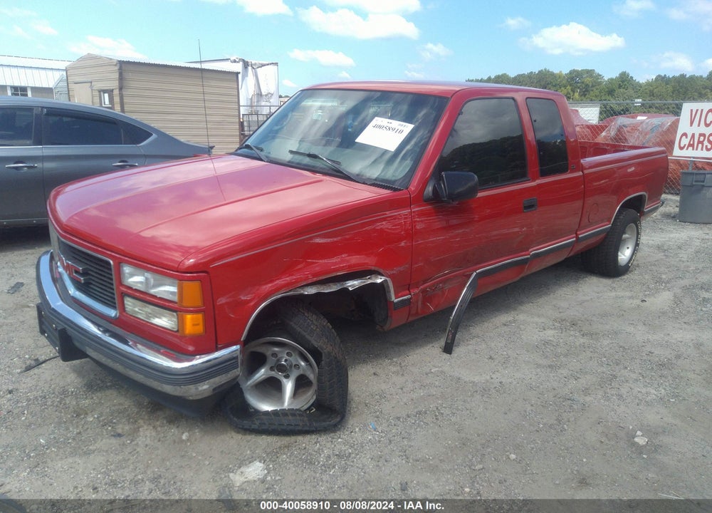 1998 GMC SIERRA 1500 SL WIDESIDE VIN: 1GTEC19M7WR508849
