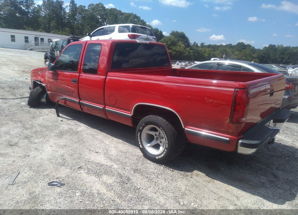 1998 GMC SIERRA 1500 SL WIDESIDE VIN: 1GTEC19M7WR508849