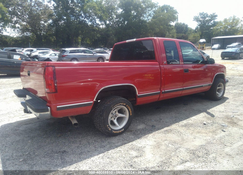 1998 GMC SIERRA 1500 SL WIDESIDE VIN: 1GTEC19M7WR508849