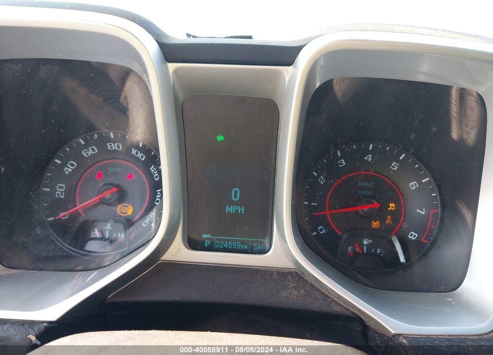 2013 CHEVROLET CAMARO 2LS VIN: 2G1FA1E37D9222605
