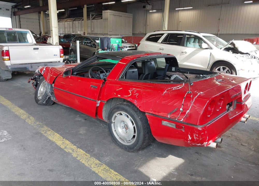 1987 CHEVROLET CORVETTE VIN: 1G1YY2189H5106840