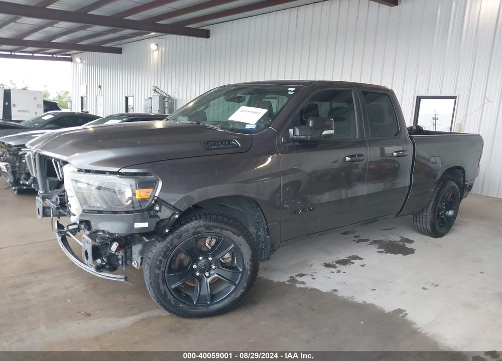 2022 RAM 1500 LONE STAR QUAD CAB 4X2 6'4 BOX VIN: 1C6RREBT2NN201627