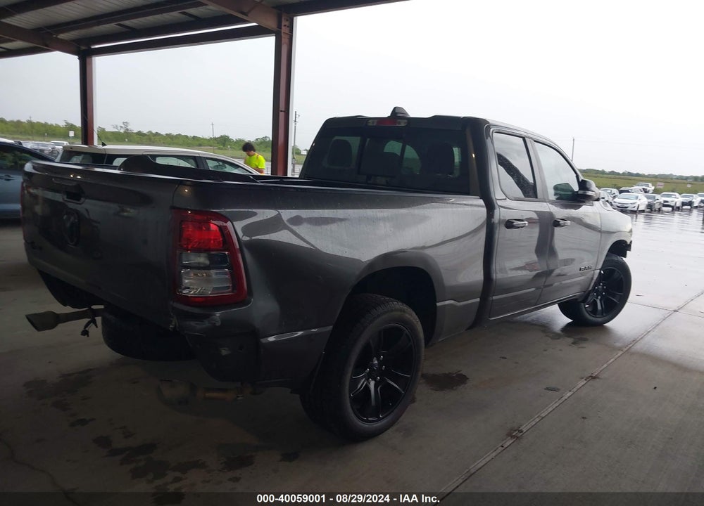 2022 RAM 1500 LONE STAR QUAD CAB 4X2 6'4 BOX VIN: 1C6RREBT2NN201627
