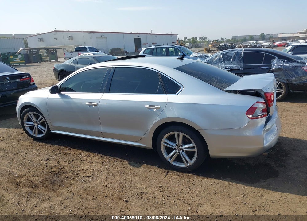 2014 VOLKSWAGEN PASSAT 2.5L SE VIN: 1VWBH7A31EC009067