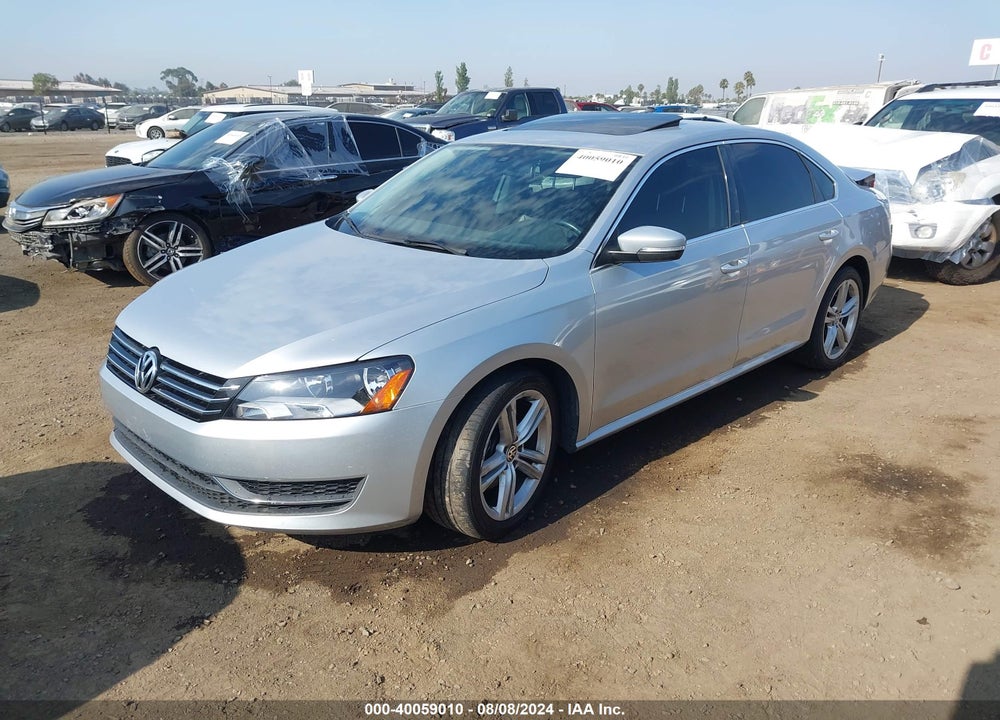 2014 VOLKSWAGEN PASSAT 2.5L SE VIN: 1VWBH7A31EC009067