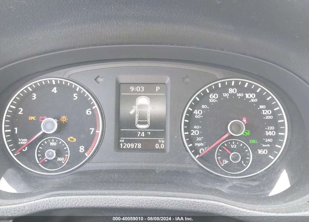 2014 VOLKSWAGEN PASSAT 2.5L SE VIN: 1VWBH7A31EC009067