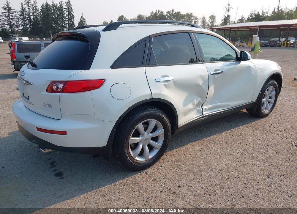 2004 INFINITI FX35 VIN: JNRAS08W24X225055