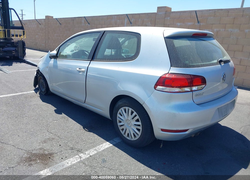 2010 VOLKSWAGEN GOLF 2-DOOR VIN: WVWAB7AJ8AW250339