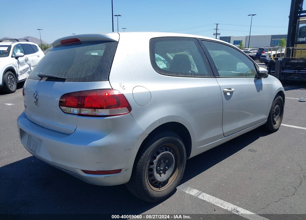 2010 VOLKSWAGEN GOLF 2-DOOR VIN: WVWAB7AJ8AW250339