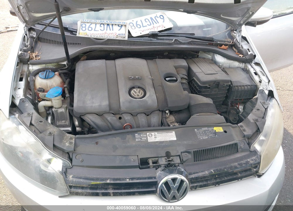2010 VOLKSWAGEN GOLF 2-DOOR VIN: WVWAB7AJ8AW250339