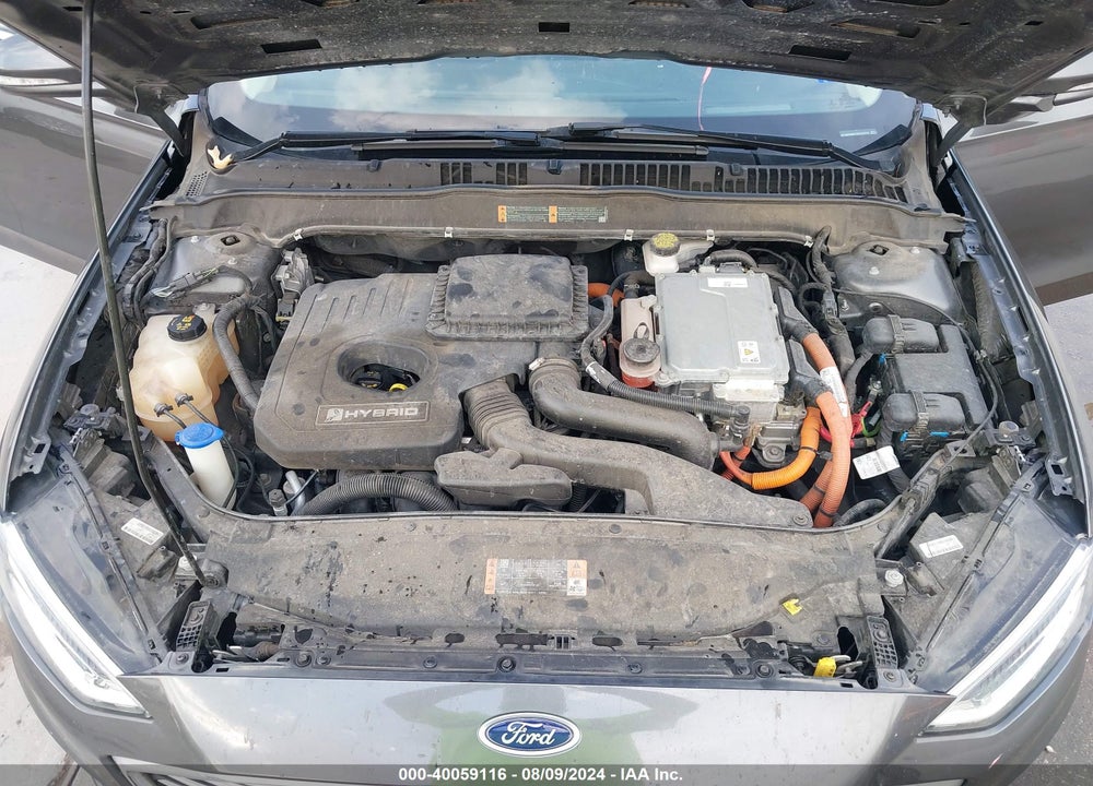 2019 FORD FUSION HYBRID SEL VIN: 3FA6P0MU1KR121079