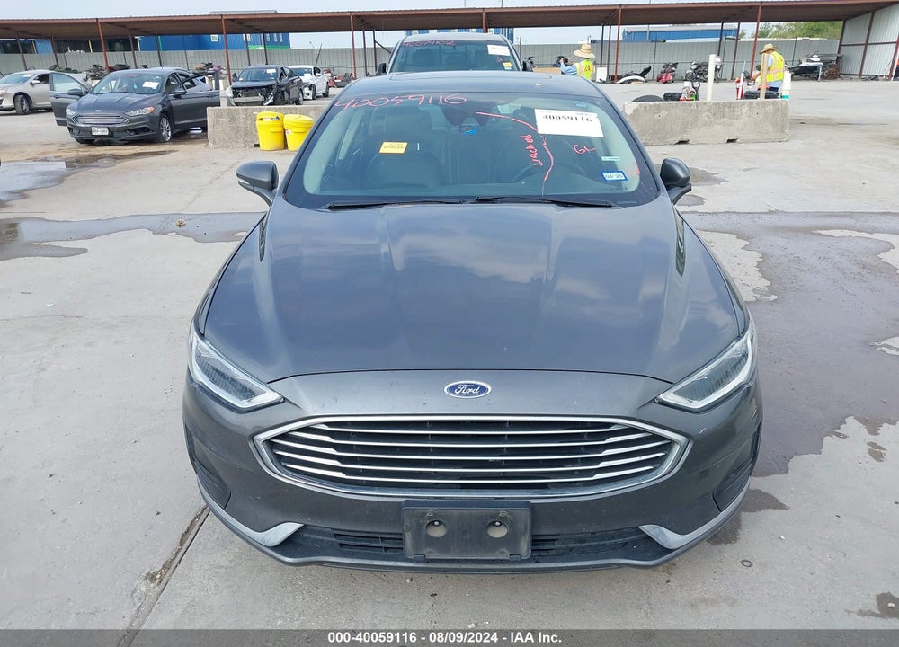 2019 FORD FUSION HYBRID SEL VIN: 3FA6P0MU1KR121079