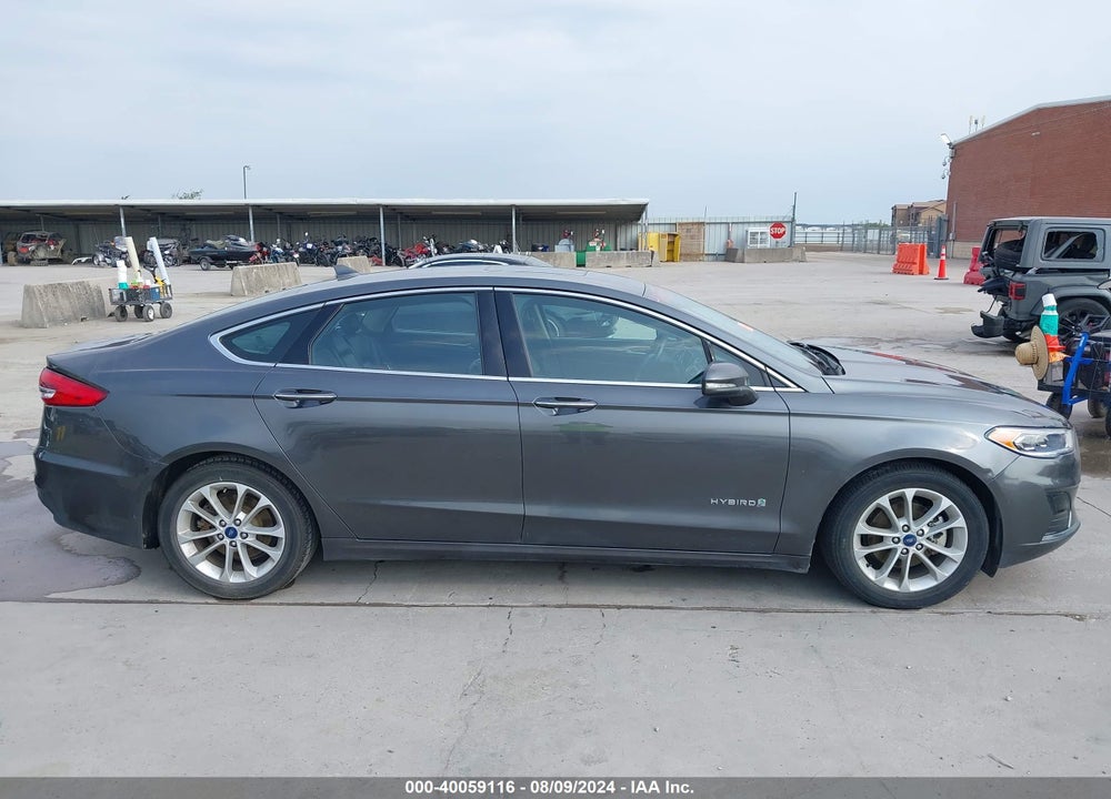 2019 FORD FUSION HYBRID SEL VIN: 3FA6P0MU1KR121079