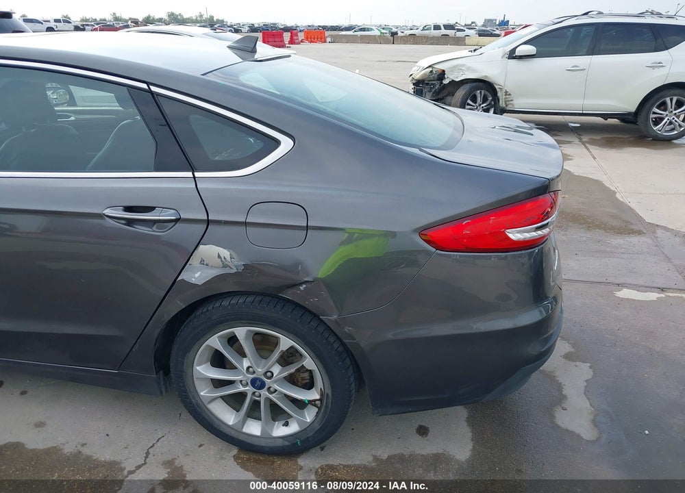 2019 FORD FUSION HYBRID SEL VIN: 3FA6P0MU1KR121079
