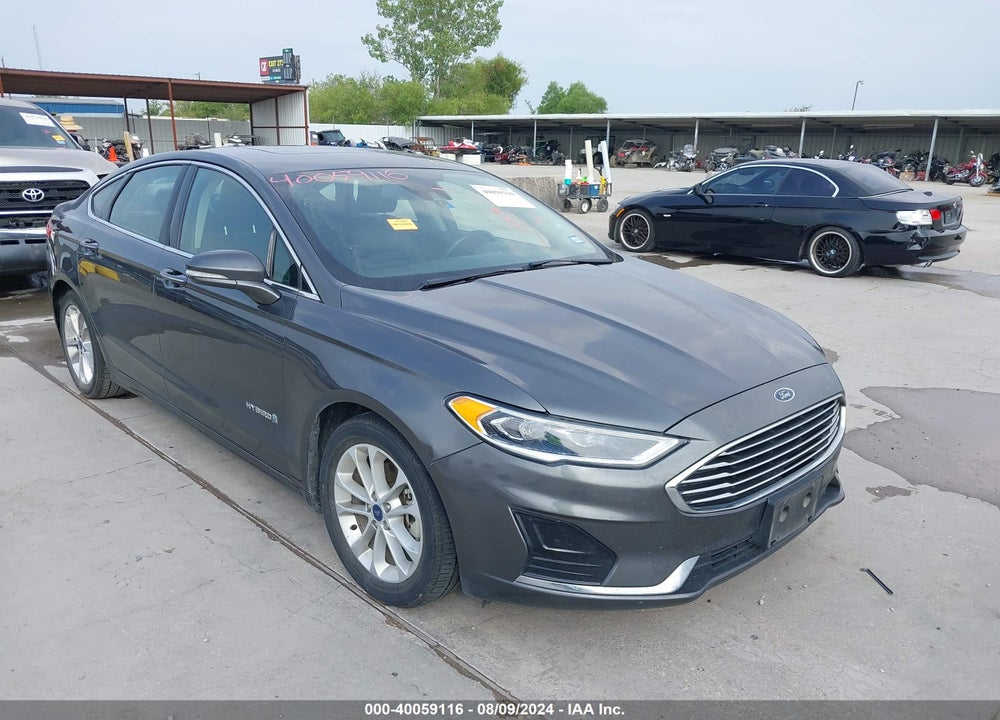 2019 FORD FUSION HYBRID SEL VIN: 3FA6P0MU1KR121079