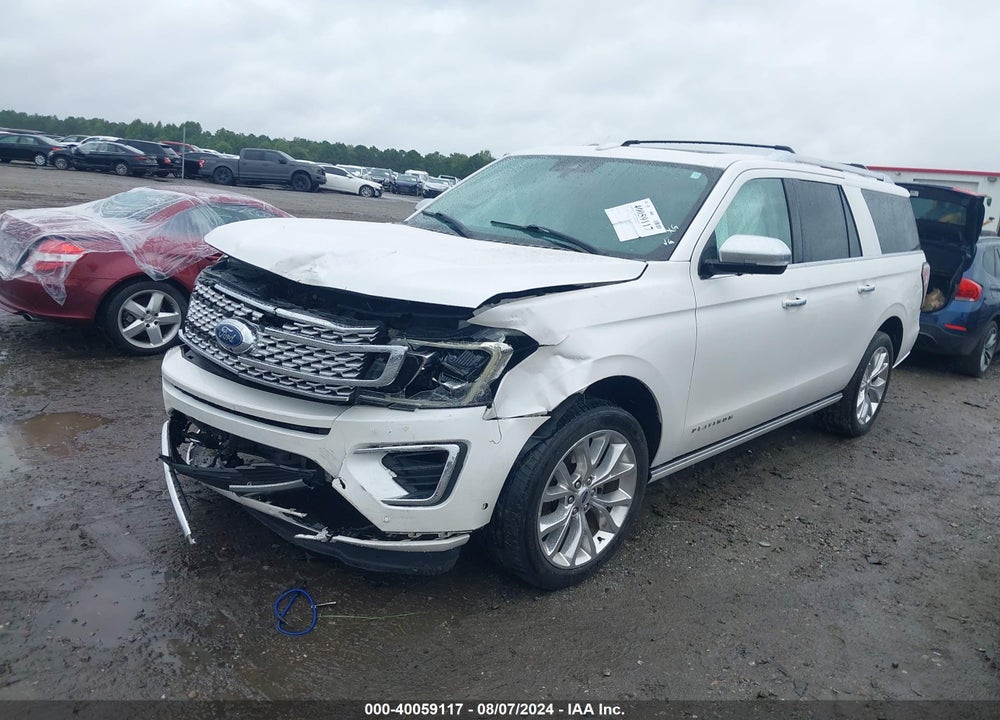 2019 FORD EXPEDITION MAX PLATINUM VIN: 1FMJK1MT2KEA59920