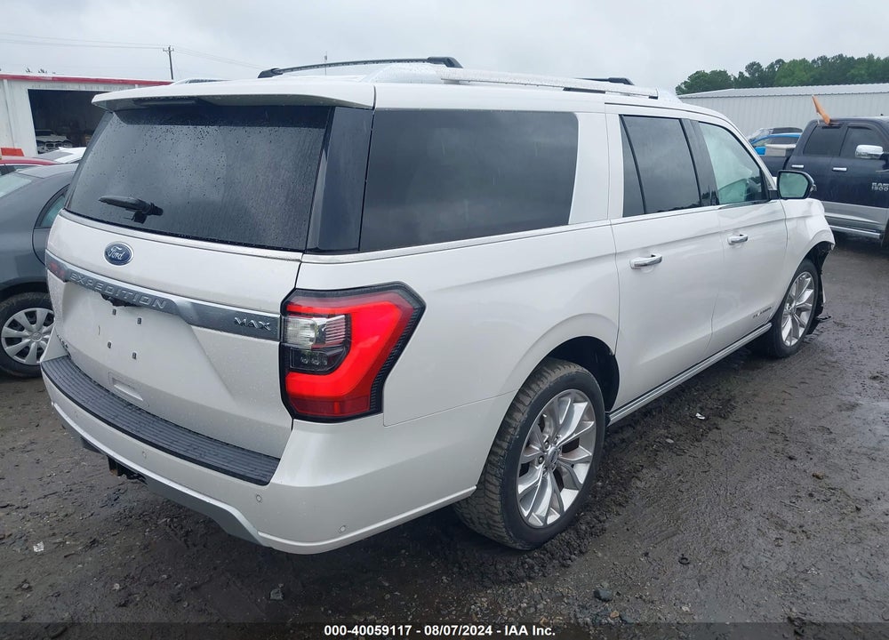 2019 FORD EXPEDITION MAX PLATINUM VIN: 1FMJK1MT2KEA59920