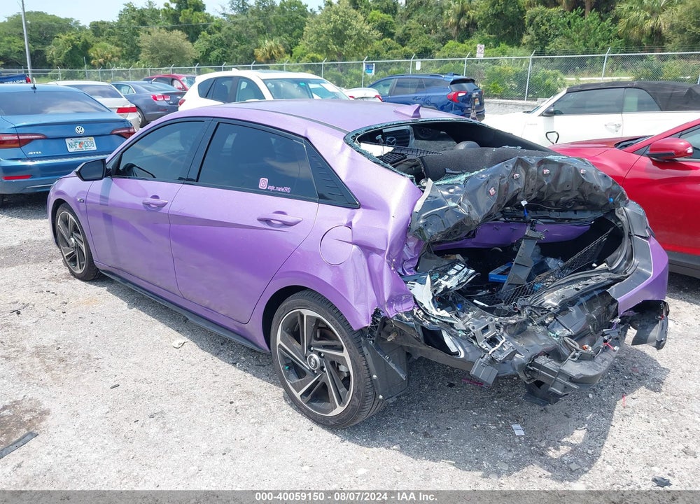 2021 HYUNDAI ELANTRA N LINE VIN: KMHLR4AF8MU149568
