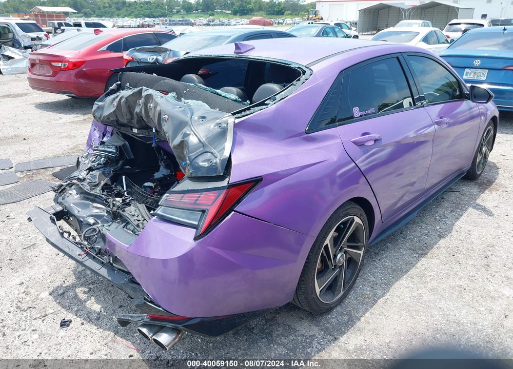 2021 HYUNDAI ELANTRA N LINE VIN: KMHLR4AF8MU149568