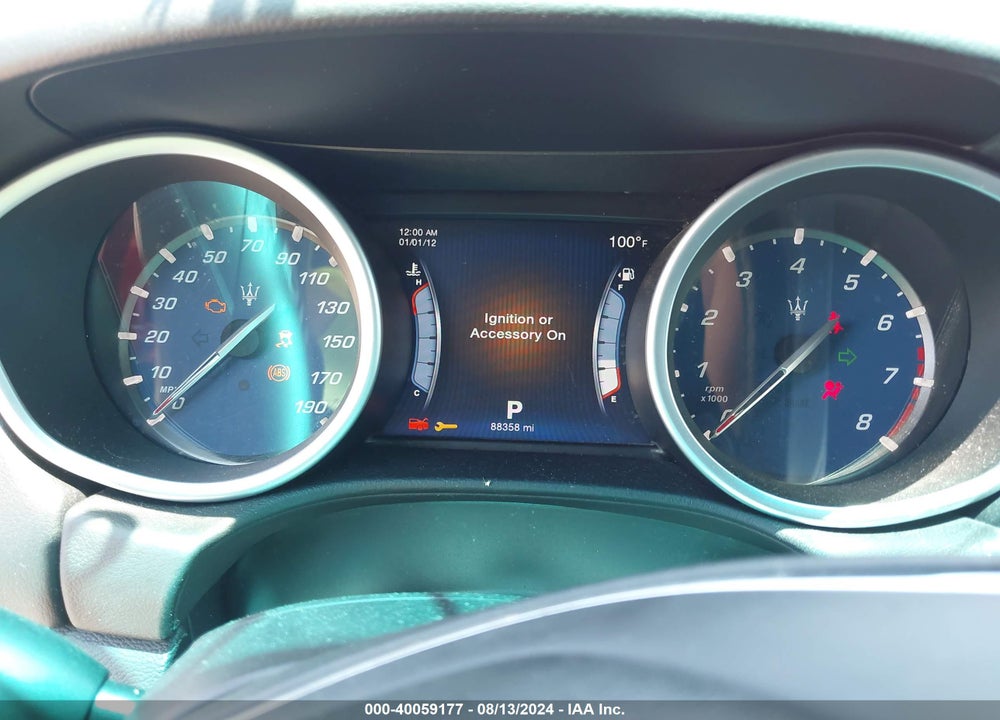 2015 MASERATI GHIBLI VIN: ZAM57XSAXF1152141