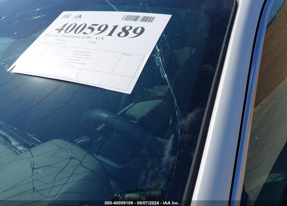 2021 HONDA CIVIC EX VIN: SHHFK7H62MU418281