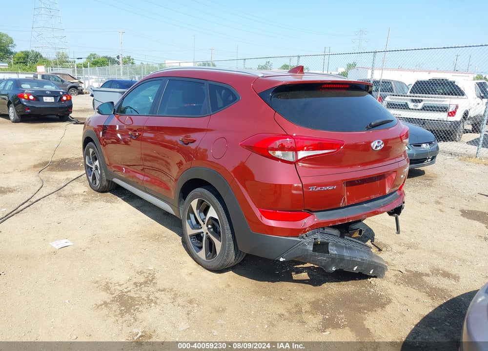 2018 HYUNDAI TUCSON SPORT VIN: KM8J33AL0JU803354