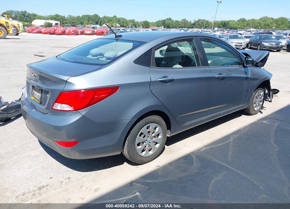 2017 HYUNDAI ACCENT SE VIN: KMHCT4AE9HU377366