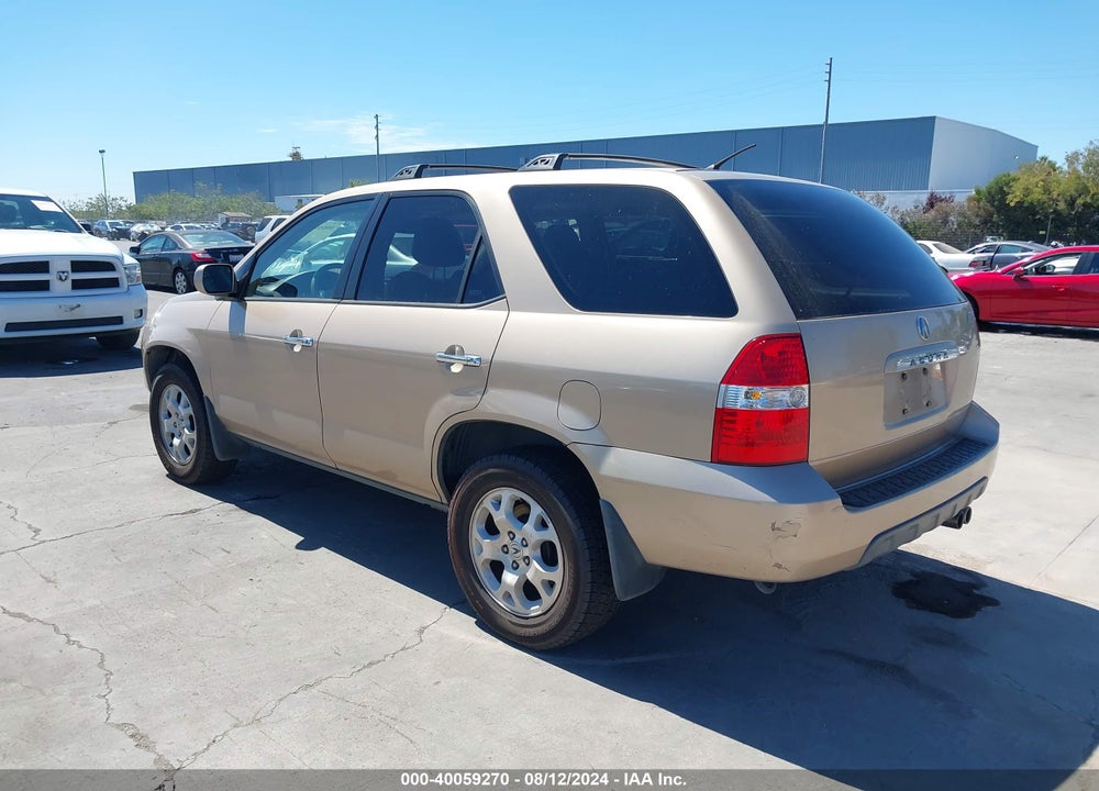 2001 ACURA MDX VIN: 2HNYD18881H534622