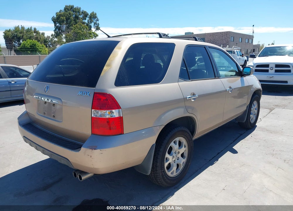 2001 ACURA MDX VIN: 2HNYD18881H534622