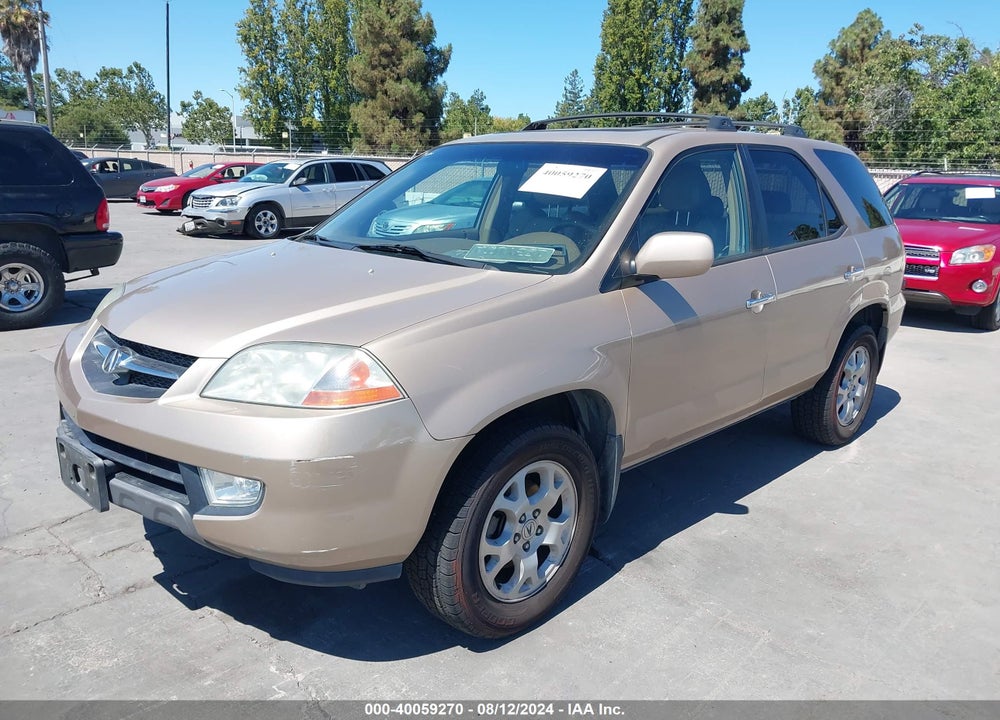 2001 ACURA MDX VIN: 2HNYD18881H534622