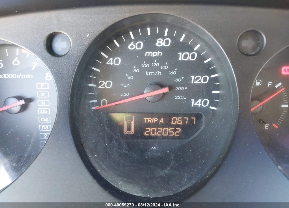 2001 ACURA MDX VIN: 2HNYD18881H534622