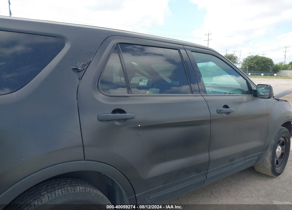 2018 FORD POLICE INTERCEPTOR UTILITY VIN: 1FM5K8AR6JGC18072