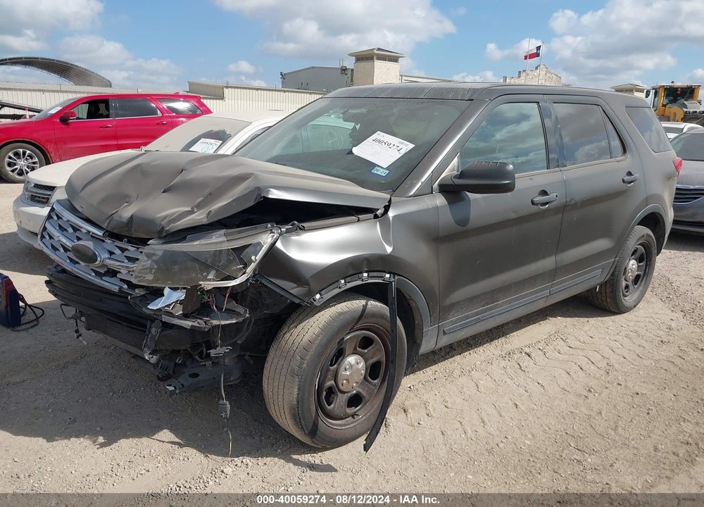 2018 FORD POLICE INTERCEPTOR UTILITY VIN: 1FM5K8AR6JGC18072