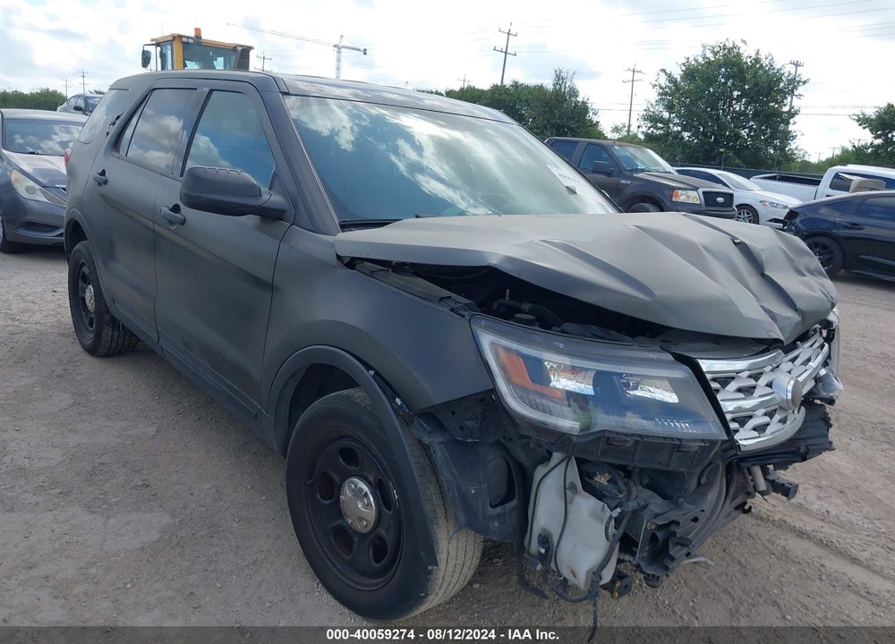 2018 FORD POLICE INTERCEPTOR UTILITY VIN: 1FM5K8AR6JGC18072