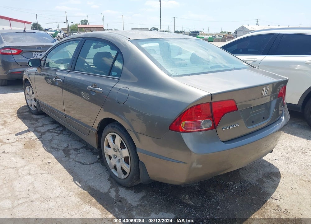 2008 HONDA CIVIC SDN LX VIN: 2HGFA16518H311946