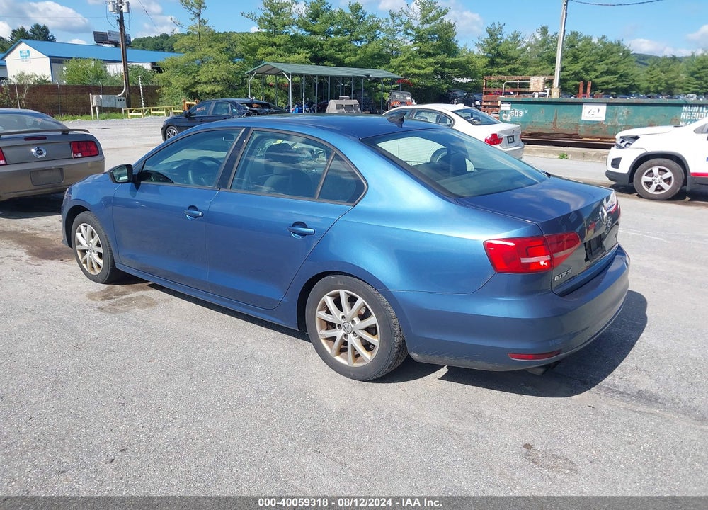 2015 VOLKSWAGEN JETTA 1.8T SE VIN: 3VWD17AJ0FM234320