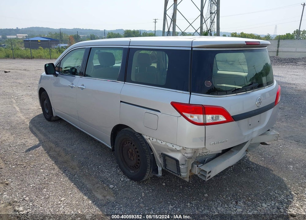 2015 NISSAN QUEST S VIN: JN8AE2KP2F9124081