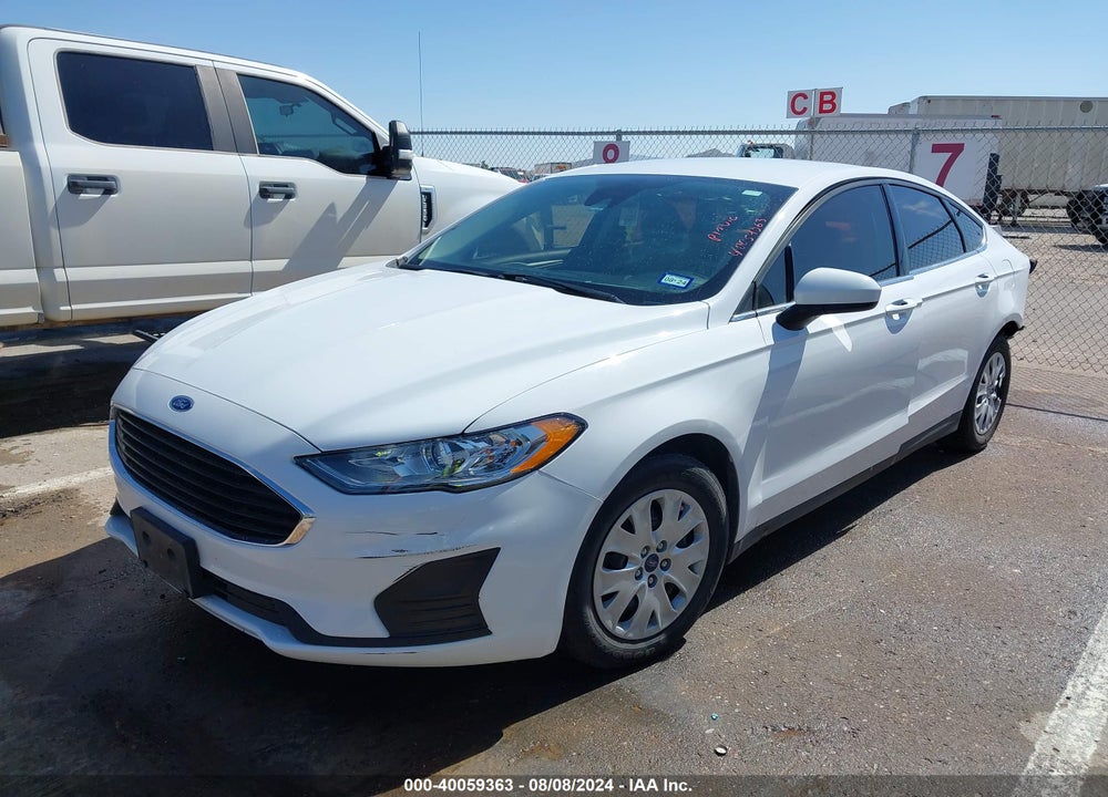 2020 FORD FUSION S VIN: 3FA6P0G72LR244865