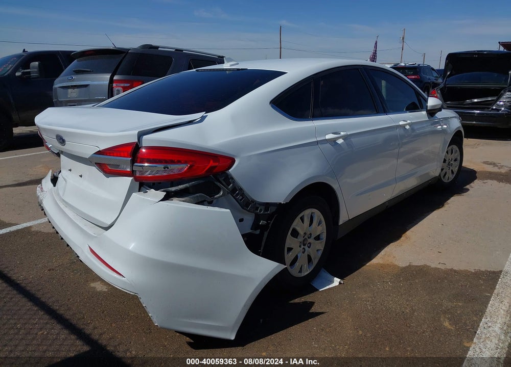 2020 FORD FUSION S VIN: 3FA6P0G72LR244865