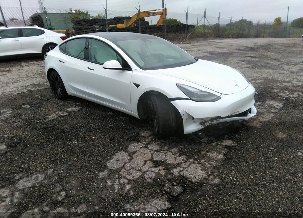 2022 TESLA MODEL 3 PERFORMANCE DUAL MOTOR ALL-WHEEL DRIVE VIN: 5YJ3E1EC7NF358793