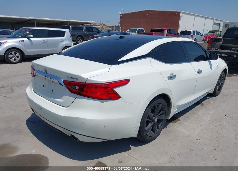 2018 NISSAN MAXIMA 3.5 PLATINUM VIN: 1N4AA6AP6JC404524