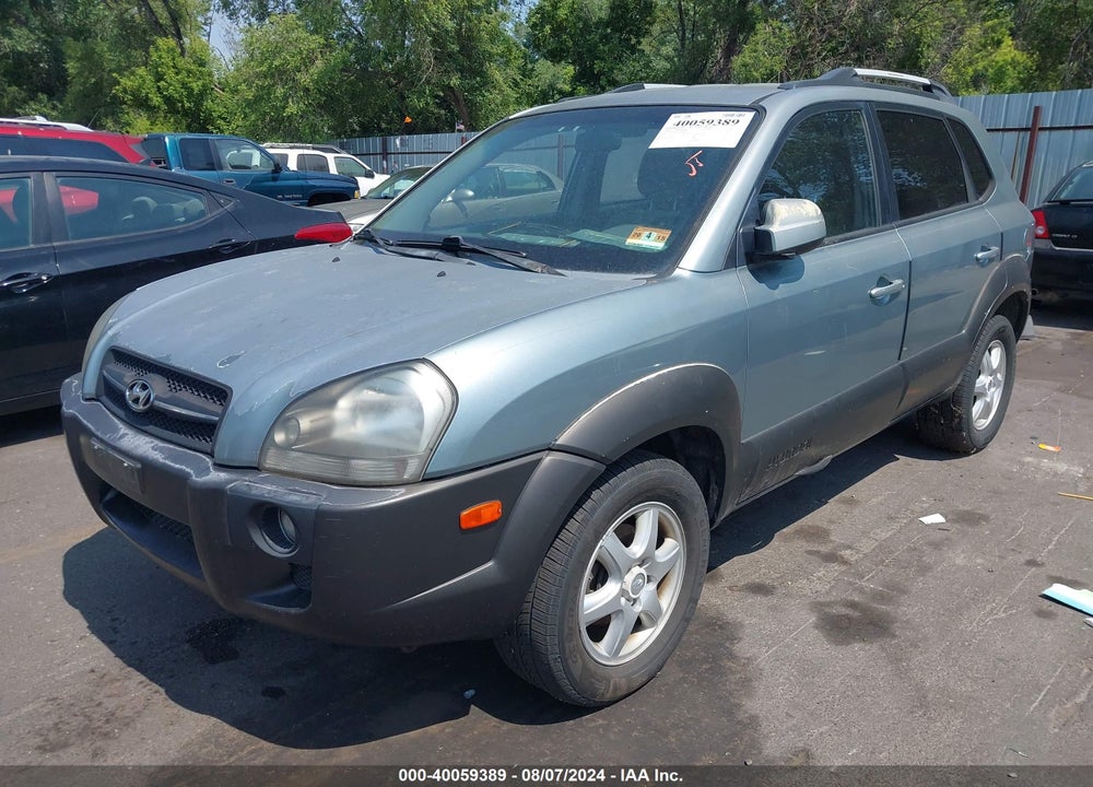 2005 HYUNDAI TUCSON GLS/LX VIN: KM8JN72D15U116964
