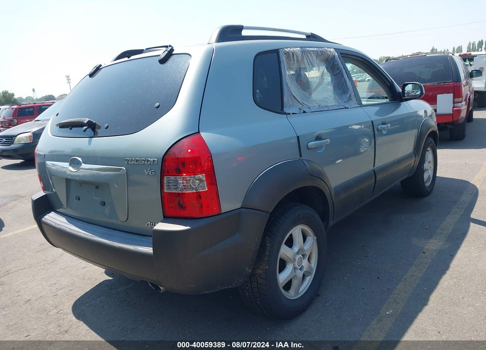 2005 HYUNDAI TUCSON GLS/LX VIN: KM8JN72D15U116964