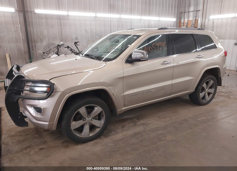 2014 JEEP GRAND CHEROKEE OVERLAND VIN: 1C4RJFCG0EC233186