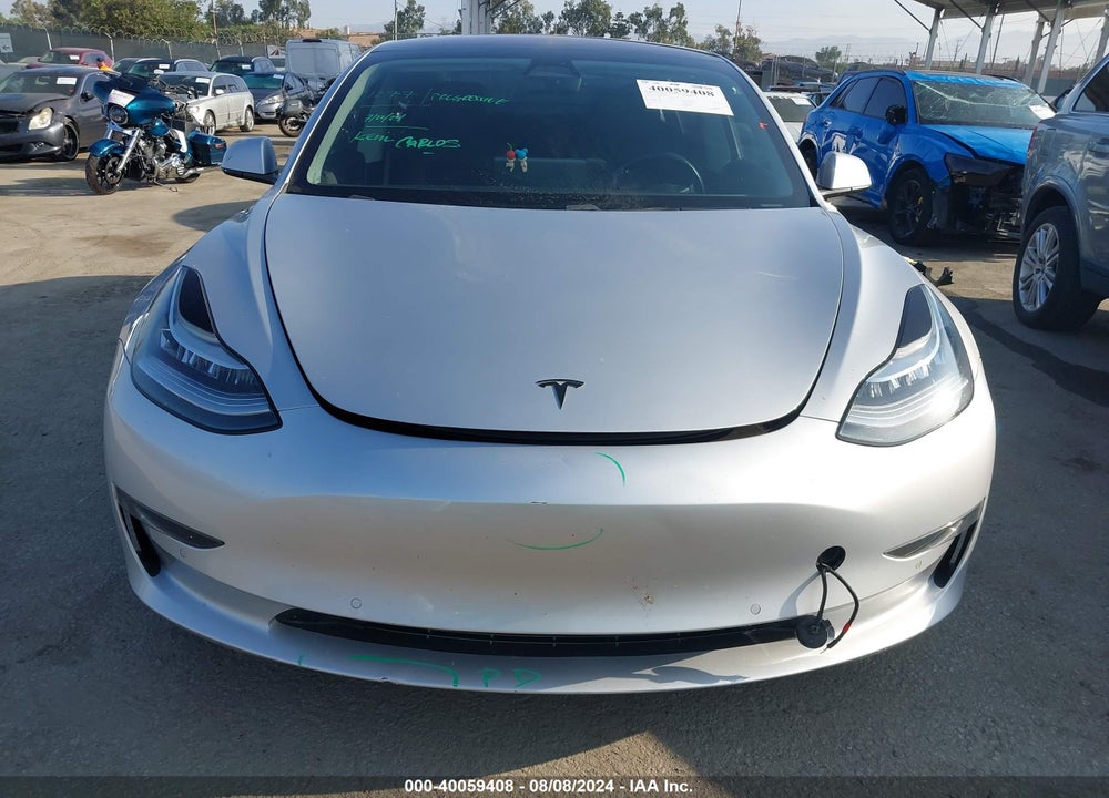 2018 TESLA MODEL 3 LONG RANGE/MID RANGE VIN: 5YJ3E1EA7JF077277
