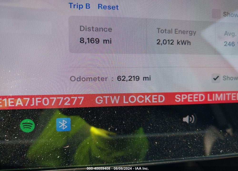 2018 TESLA MODEL 3 LONG RANGE/MID RANGE VIN: 5YJ3E1EA7JF077277